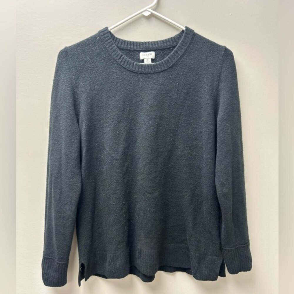 J. Crew Women’s Cashmere Black Sweater